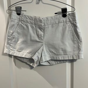 J. Crew White Chino Short